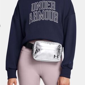 Under Armour UA Loudon silver metallic belt bag